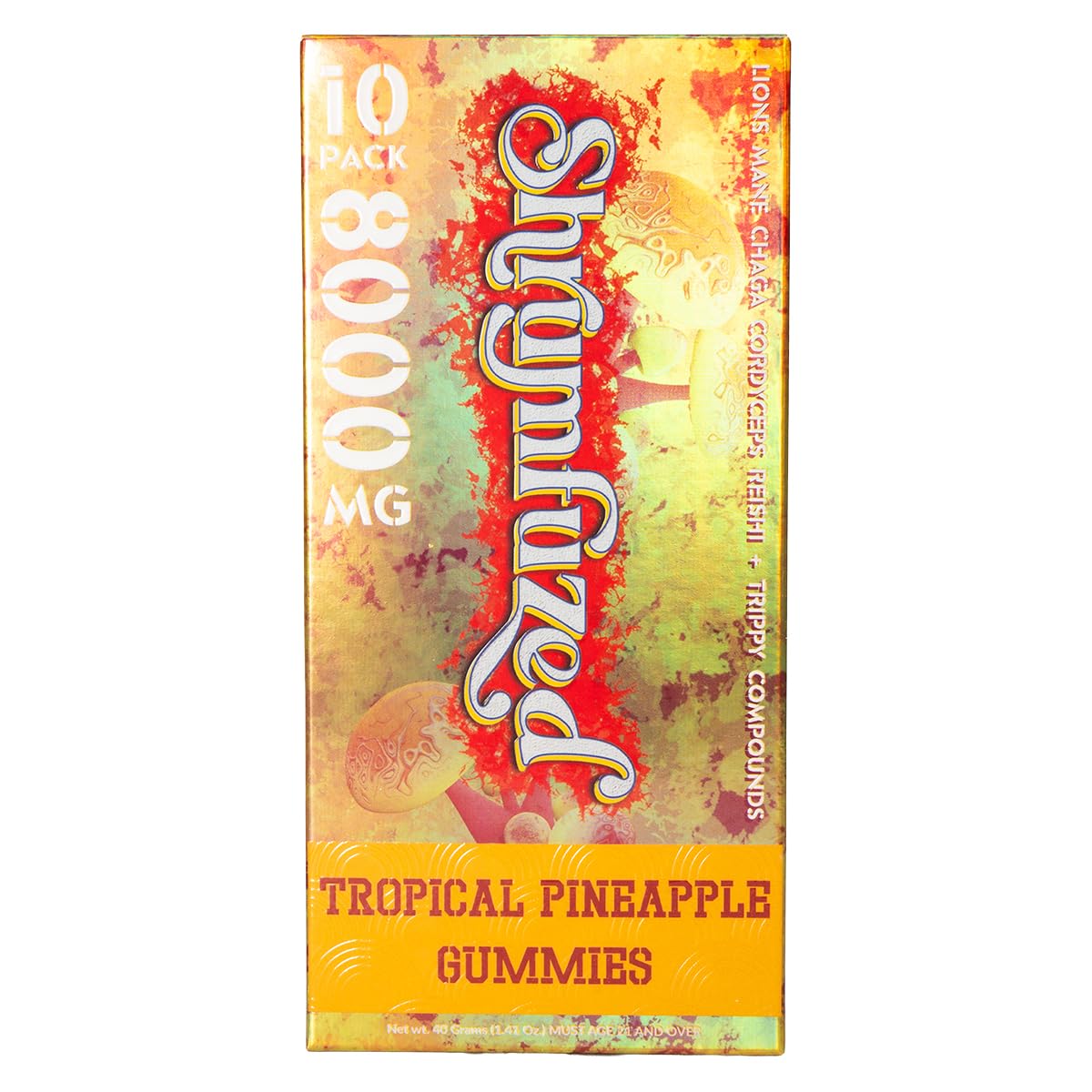 Front view of Shrumfuzed 8000mg Nootropic Gummy bottle