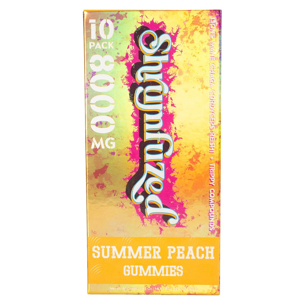Shrumfuzed nootropic gummy bottle – Summer Peach flavor