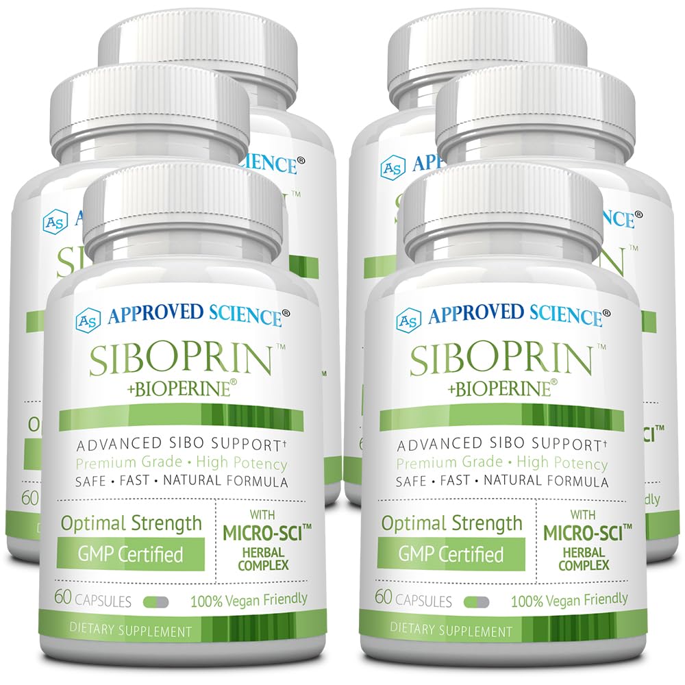 Siboprin 360 capsules bottle on white background