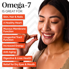 CO2 extraction and Omega-7 ingredients illustration