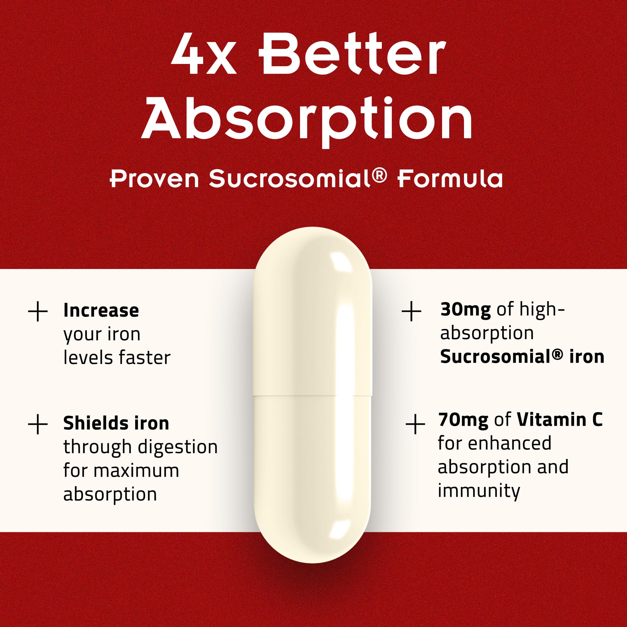 Illustration of Sucrosomial iron technology