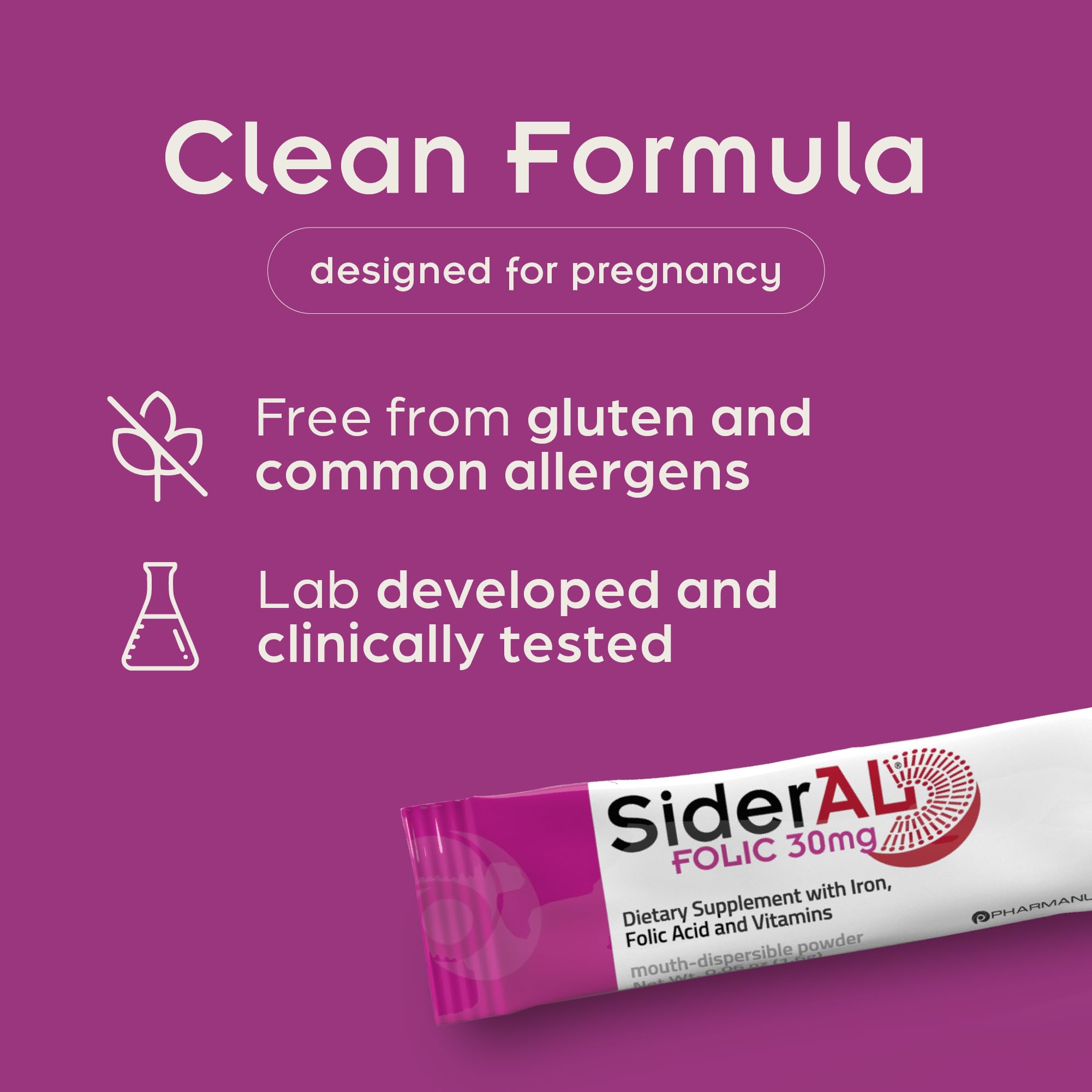 OB/GYN doctor recommendation badge with SiderAL