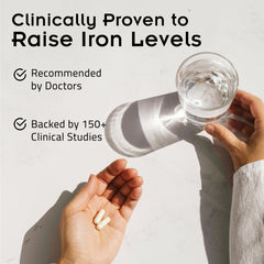 Close-up of SiderAL Forte iron capsules