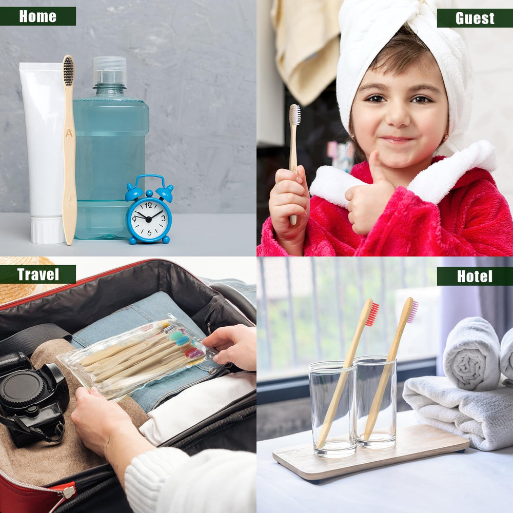 Durable bamboo handle with smooth edges for kids and adults