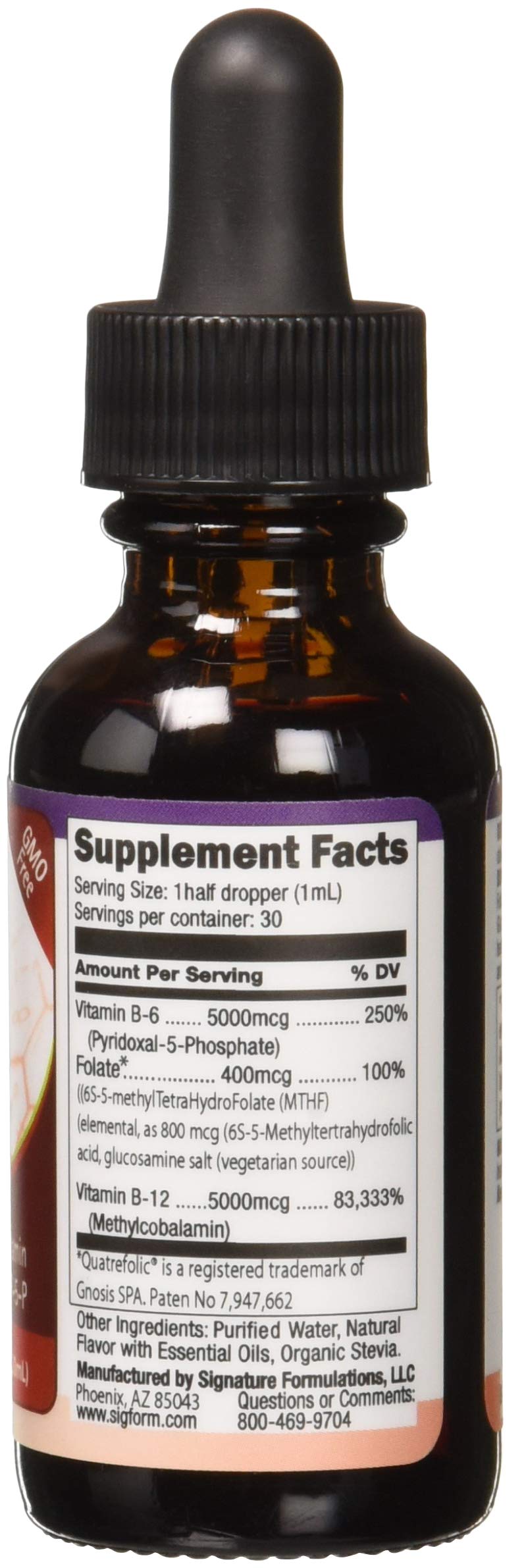 1 Oz Sigform Vitamin B12 5000 Sublingual bottle in packaging