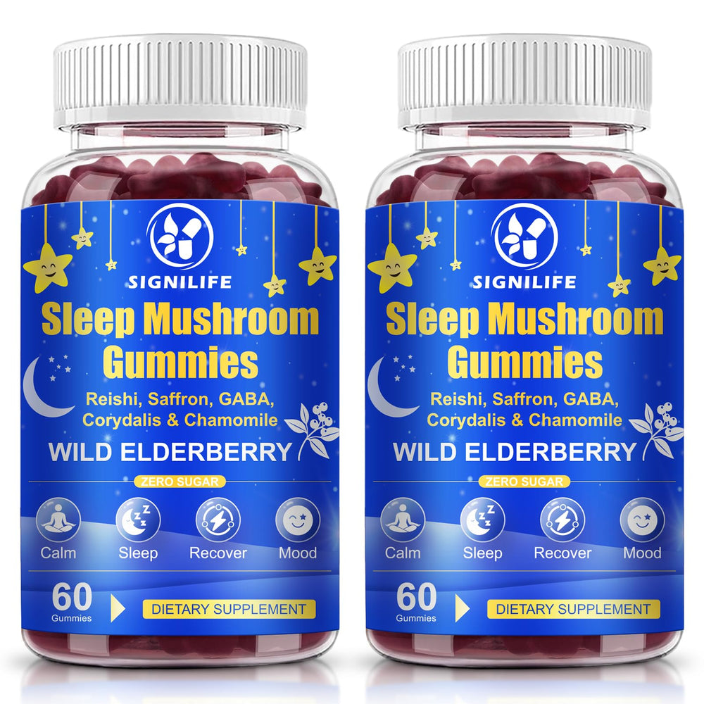 SIGNILIFE Sleep Mushroom Gummies bottle - front view