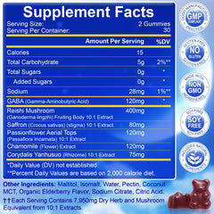 SIGNILIFE Sleep Mushroom Gummies packaging label