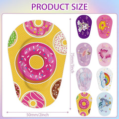 Assorted kids eye patches in multiple colors and patterns