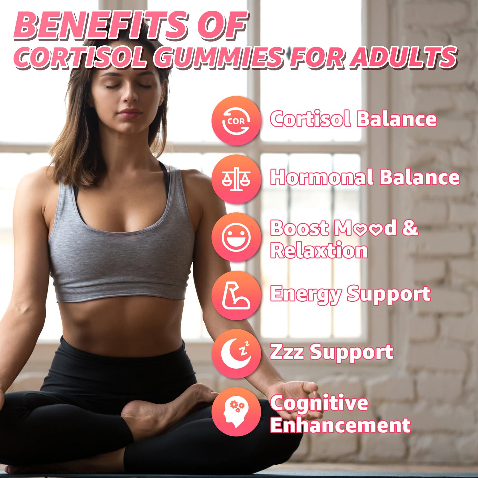 Ingredients label highlighting Ashwagandha, Phosphatidylserine and L-Theanine