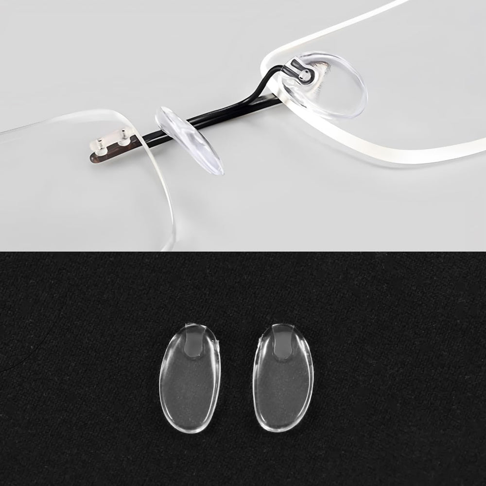 Soft Medical-Grade Silicone Nose Pads for Silhouette Frameless Glasses
