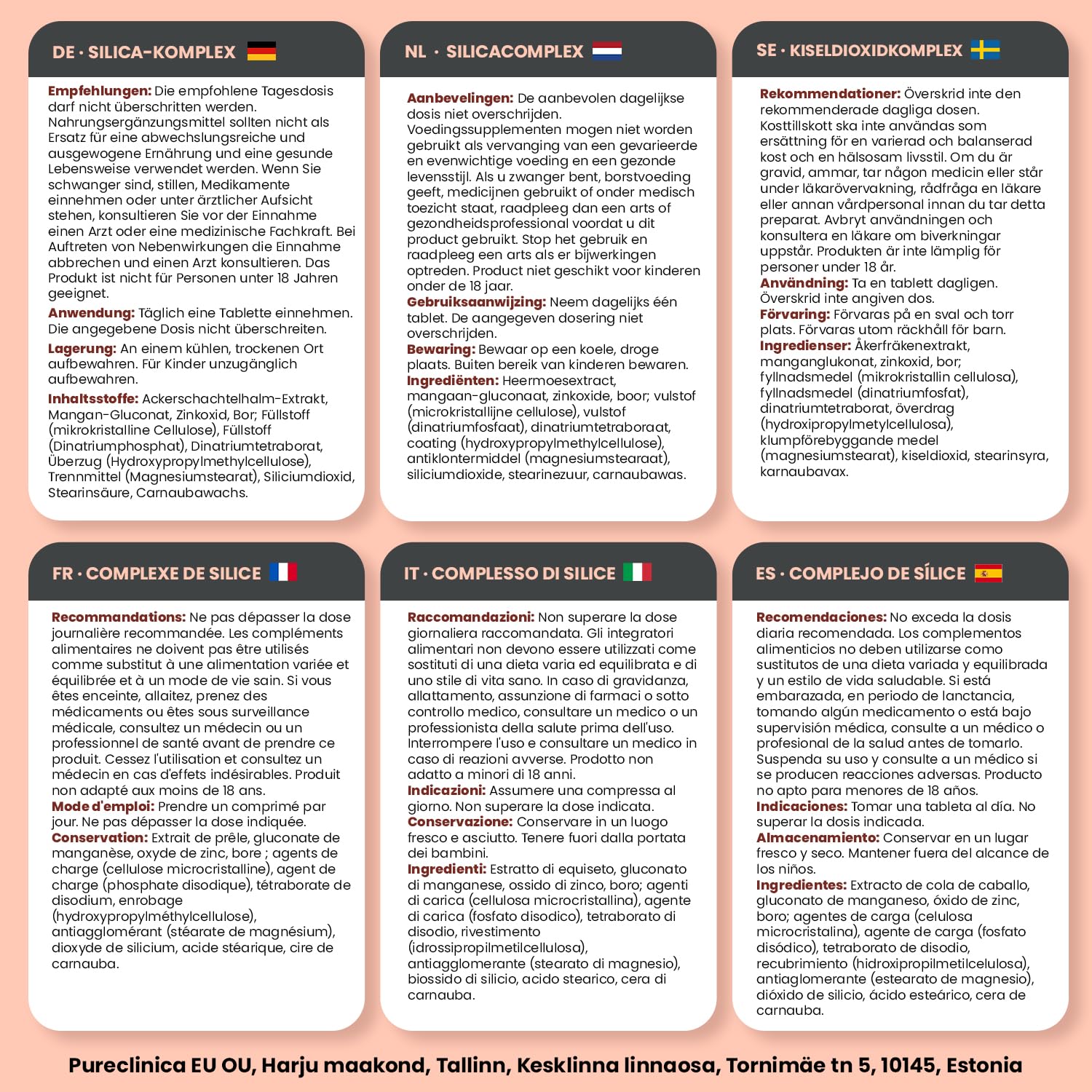 Packaging label showing a 3-month supply