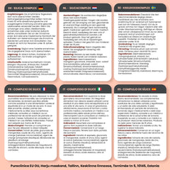 Packaging label showing a 3-month supply