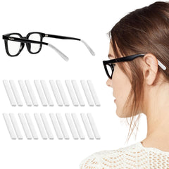 20 pairs of clear silicone eyeglasses ear cushions