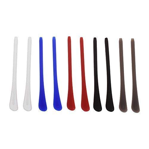 Silicone eyeglass end tip for thin metal frames - color option 1