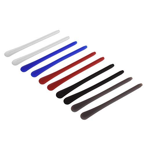 Silicone eyeglass ear sock end cap for slim frames - color option 2