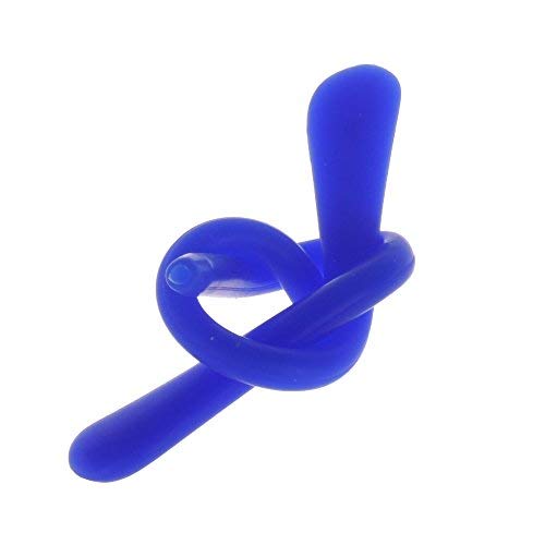 Close-up of silicone eyeglass end tip for thin metal legs - color option 3