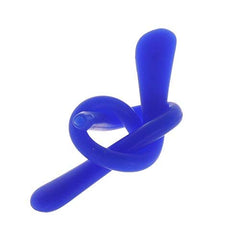 Close-up of silicone eyeglass end tip for thin metal legs - color option 3