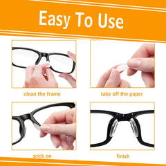 Comfortable 1.3mm diameter nose pads for glasses