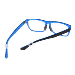 Hole design on clear silicone eyeglass tip for easy installation