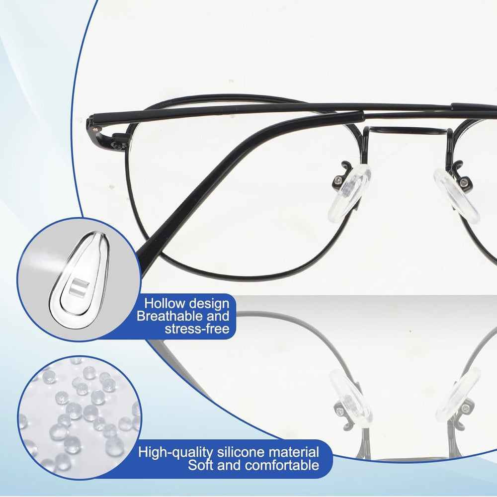 Universal fit for metal-frame, plastic-frame glasses, sunglasses and reading glasses