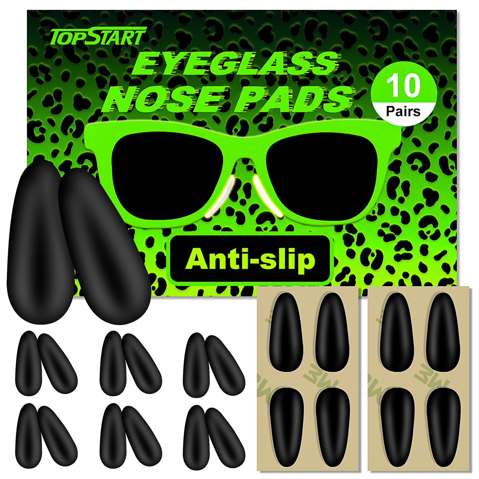 1.6mm ultra-thin silicone nose pads for glasses