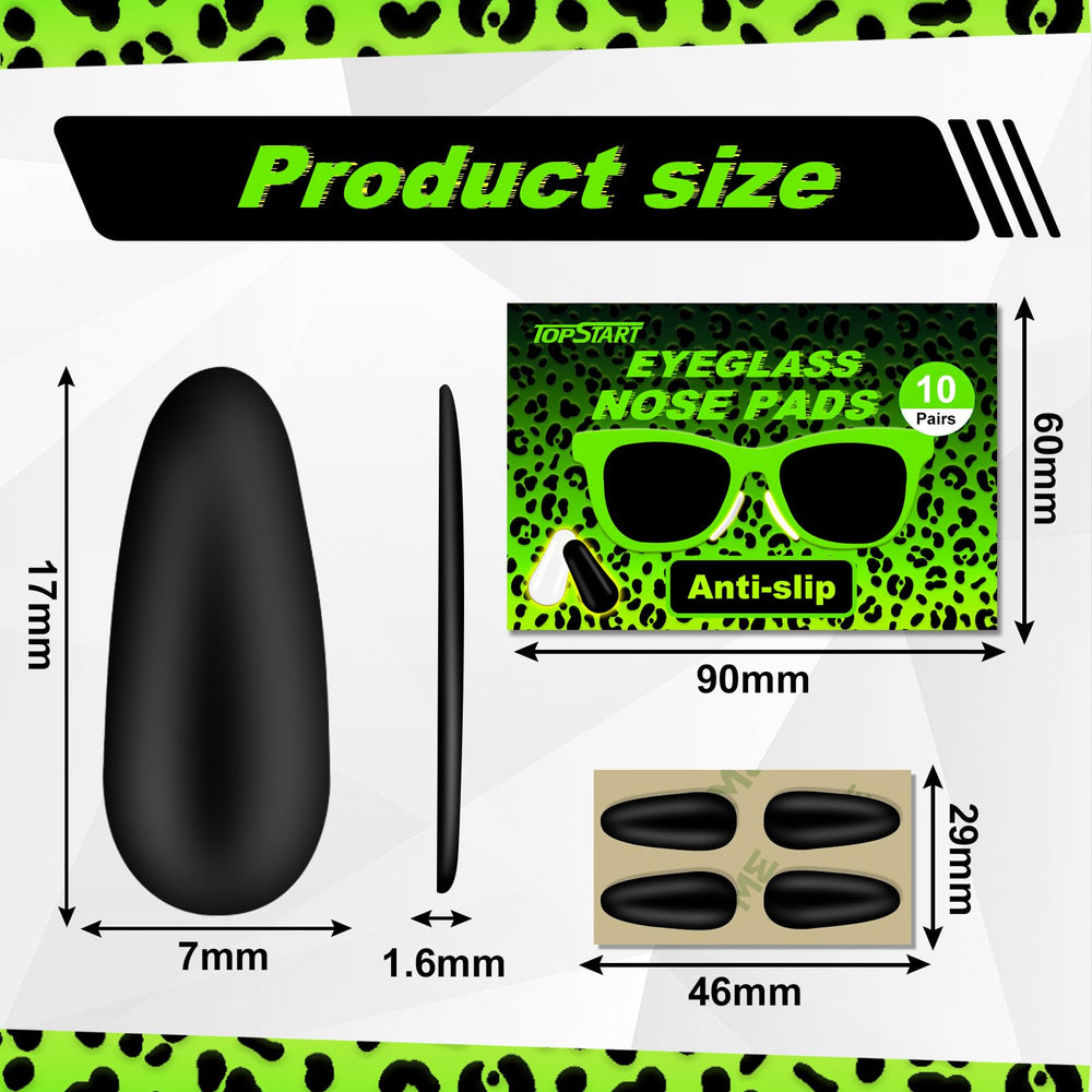 Anti-slip backing on silicone nose pads for secure grip