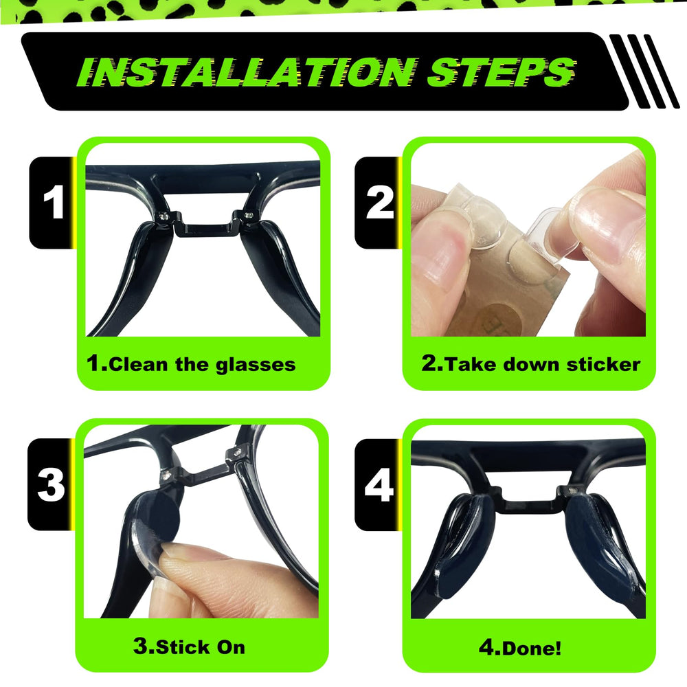 Durable tear-resistant silicone nose pads