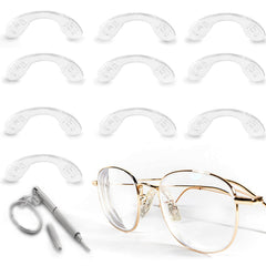 Transparent silicone nose pads for eyeglasses with gift box