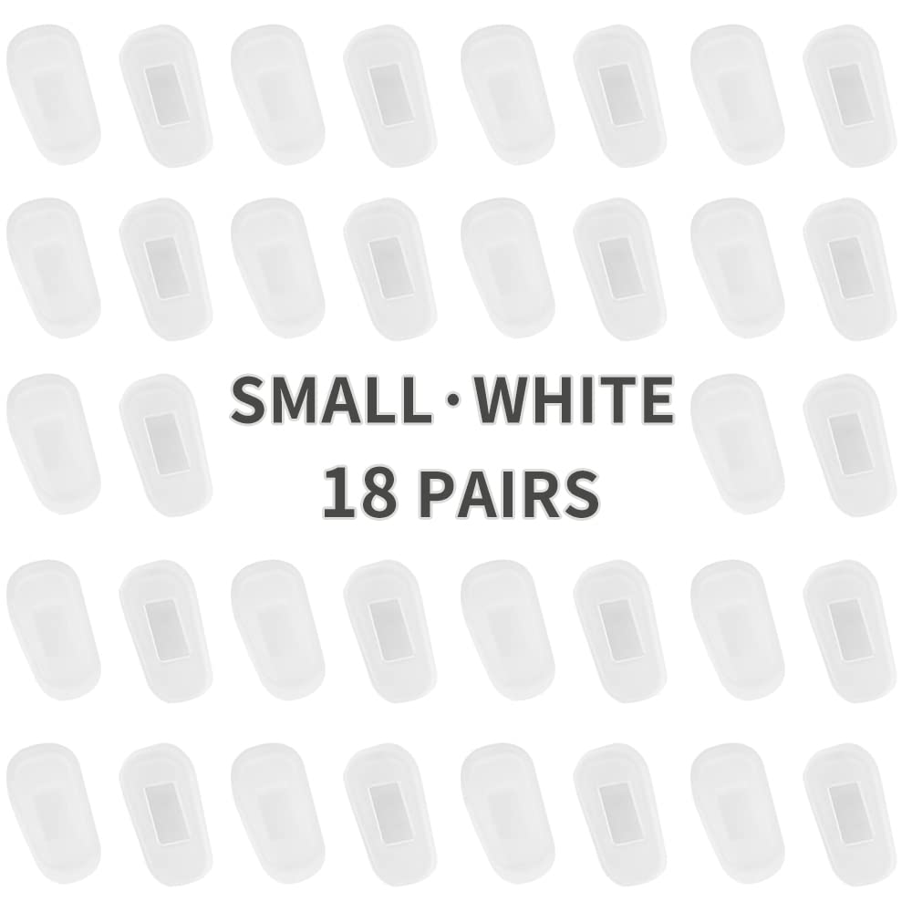 Close-up of silicone nose pad covers