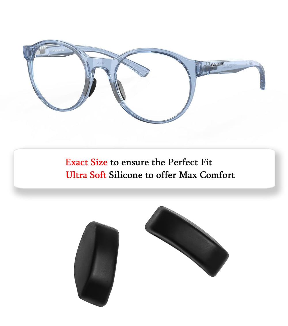 Soft silicone nosepiece close-up for Oakley Spindrift OO9474 / OX8176