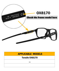 Silicone nose pads material for comfort and anti-slip for Oakley Tensile OX8170