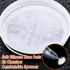 Soft, hypoallergenic silicone nose pads