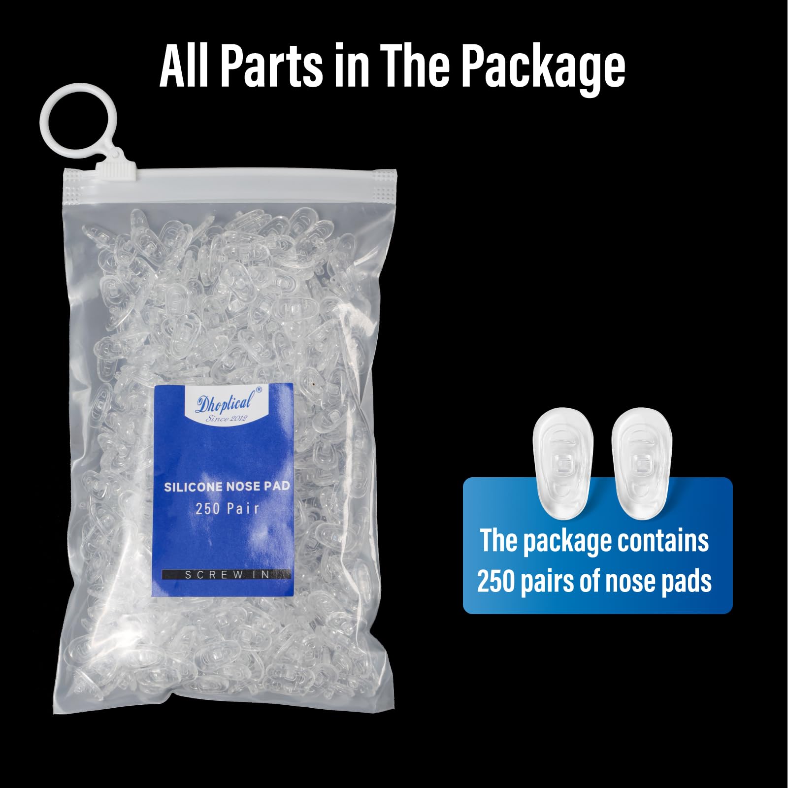 Durable silicone nose pad designed for comfort