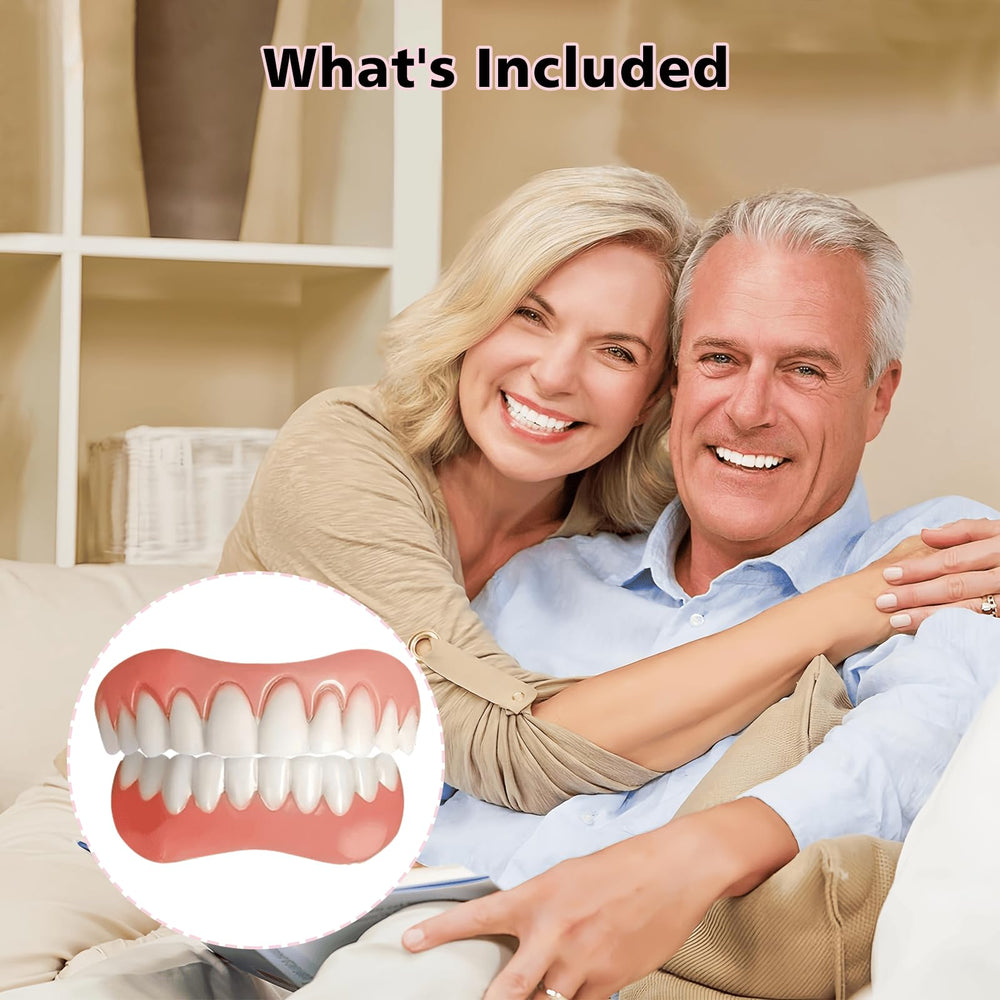 Silicone reline denture set for lower teeth