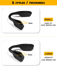 Silicone soft nose pads material for comfort