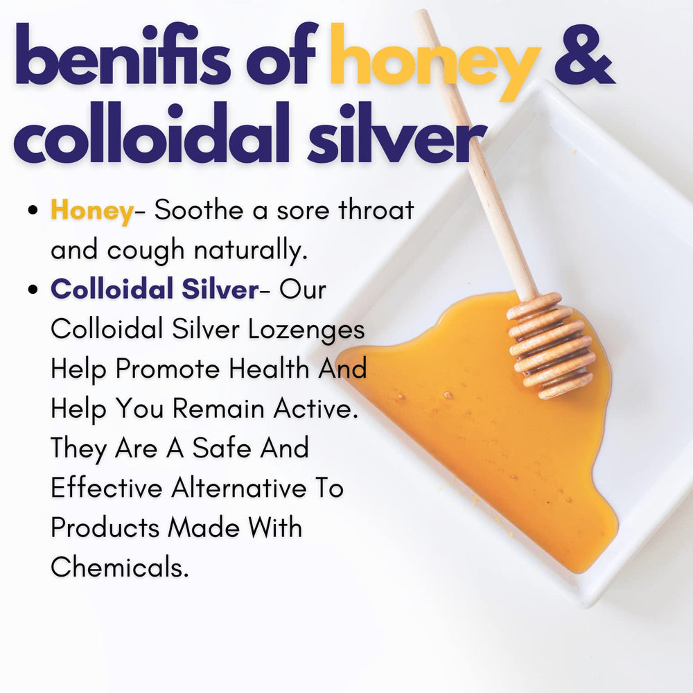 21-count bottle of Silver Biotics Colloidal Silver Lozenges