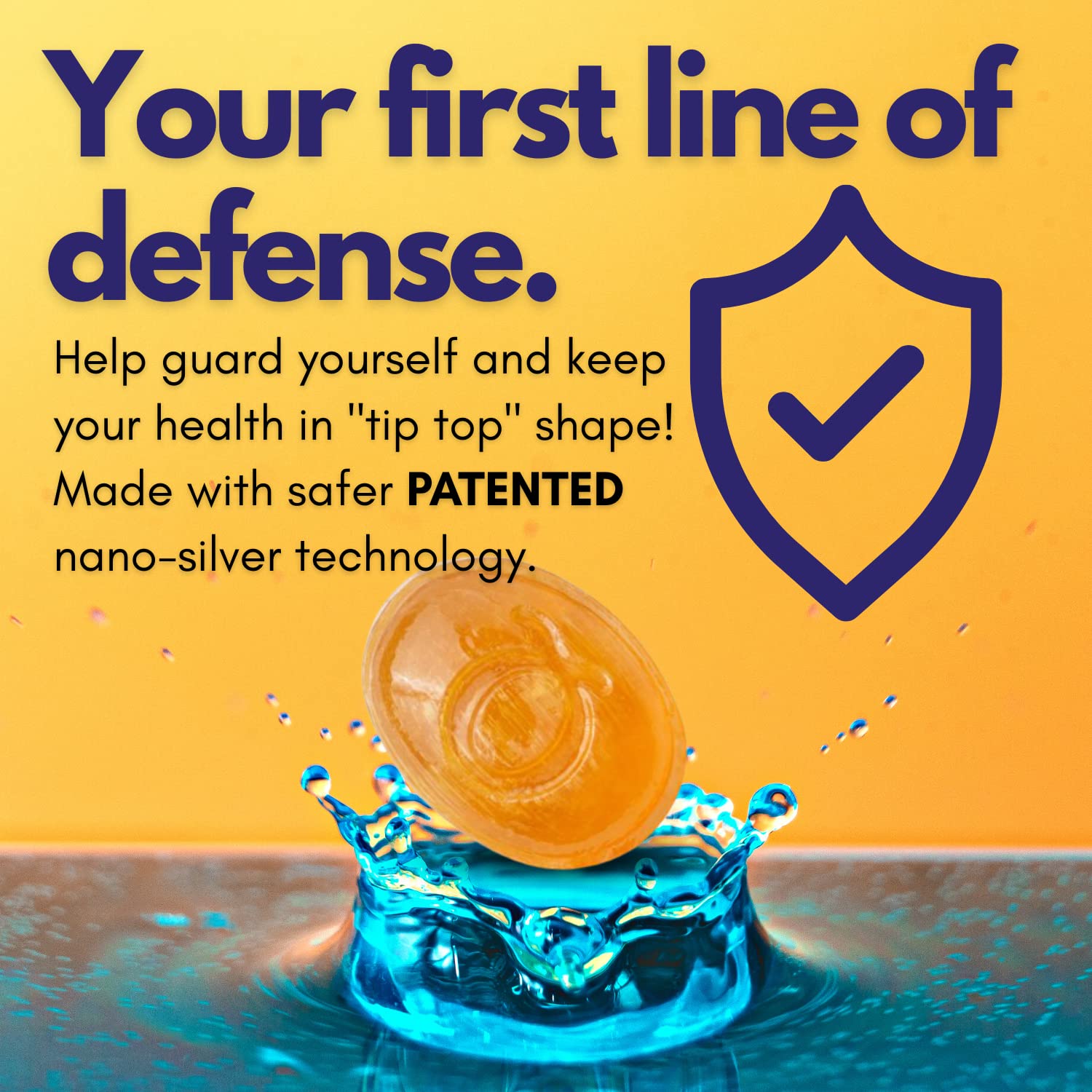 Packaging shot for Silver Biotics Lozenges with 60 PPM SilverSol