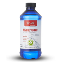 Silver Biotics immune support bottle 8 oz – front view