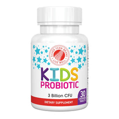 Silver Fern Brand Kids Ultimate Probiotic bottle with 30 berry chewables
