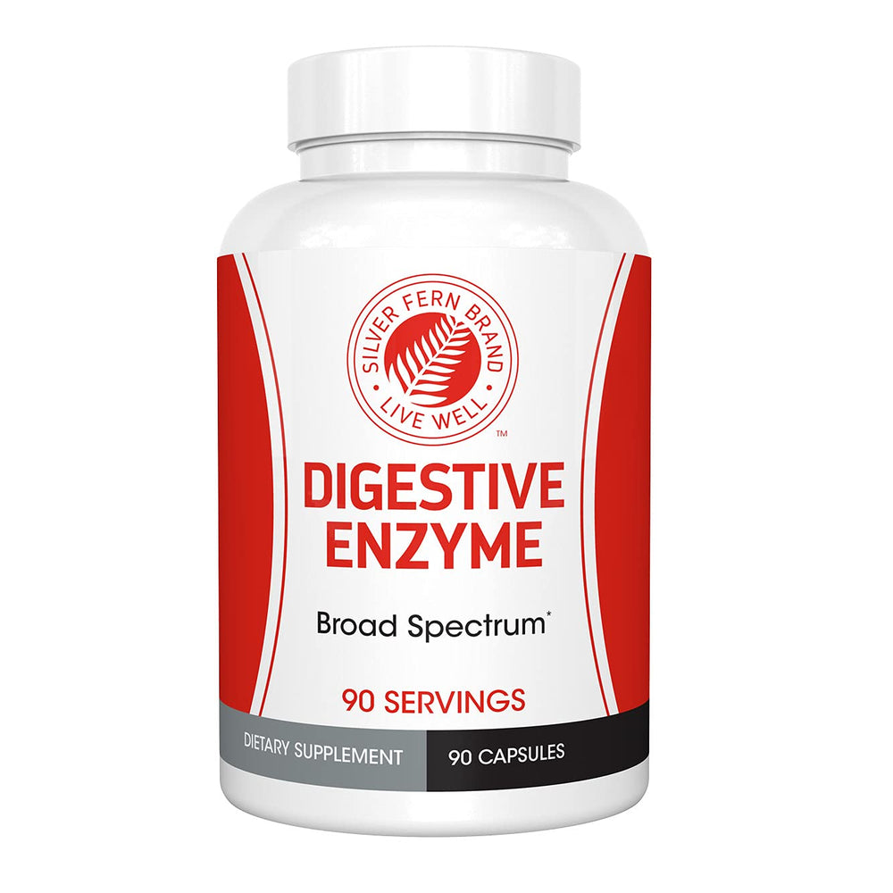 Silver Fern Brand Ultimate Digestive Enzyme bottle with packaging