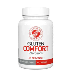 Silver Fern Gluten Comfort with Tolerase G bottle - 60 capsules