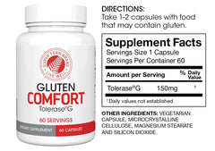 Close-up of Gluten Comfort packaging