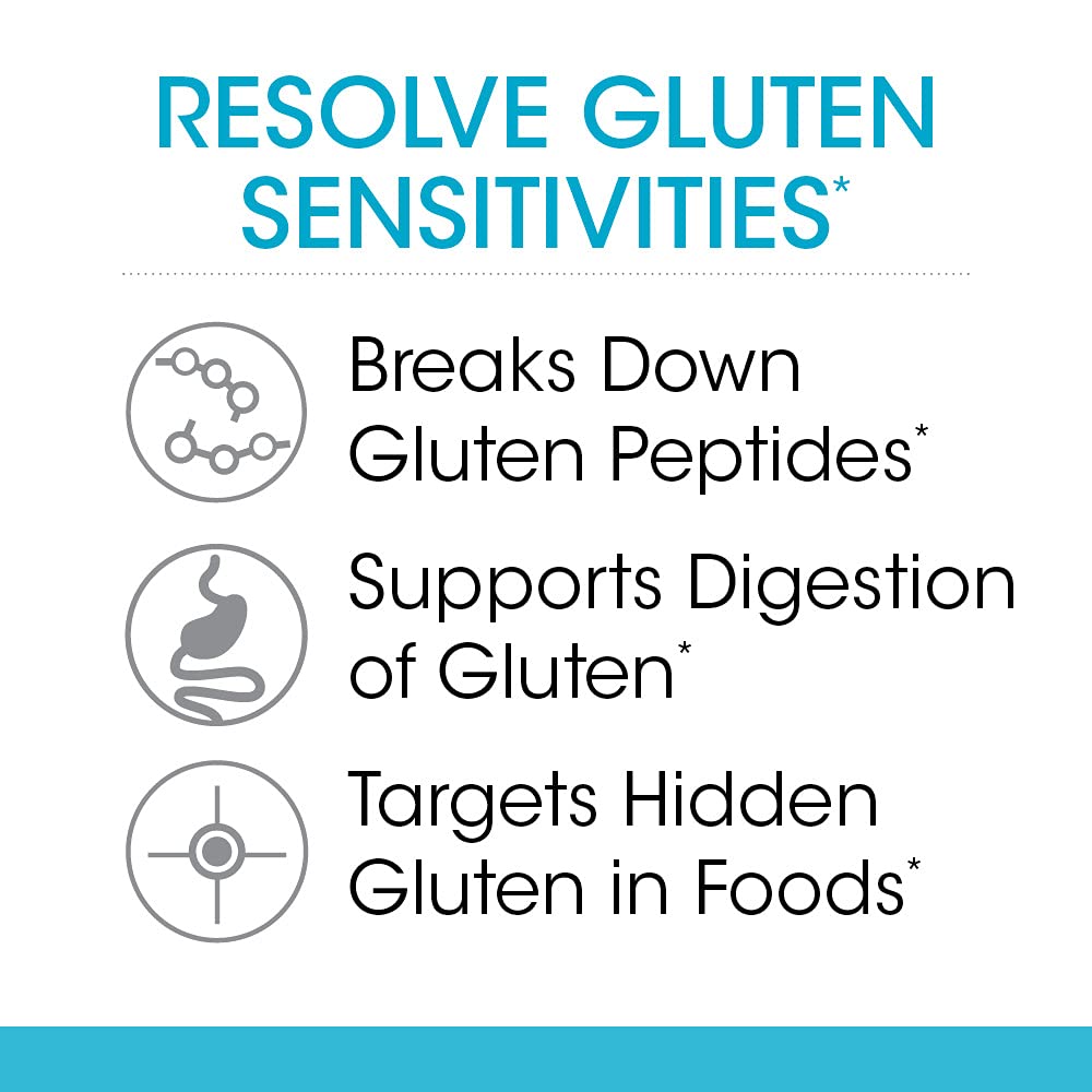Close-up of Tolerase G ingredient information