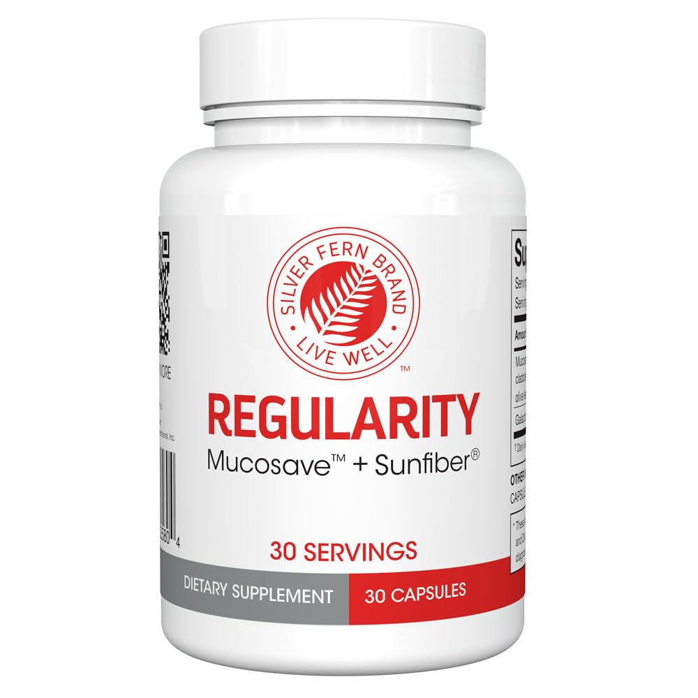 Silver Fern Regularity Digestive Supplement Capsules bottle – 30-day supply.