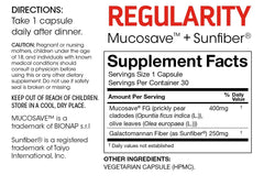 Front view of Silver Fern Regularity Digestive Supplement Capsules.