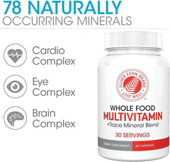 Back label showing ingredients and nutrition facts