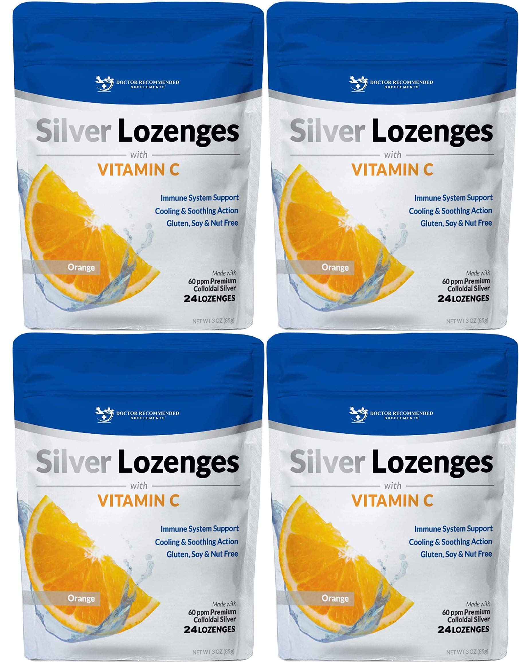 Hero image: Silver Lozenges with Vitamin C and Nano Silver 60 PPM