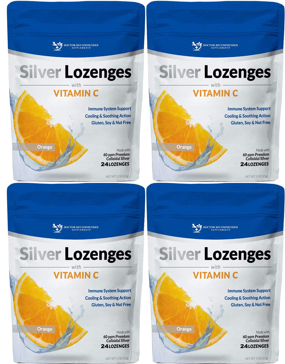 Hero image: Silver Lozenges with Vitamin C and Nano Silver 60 PPM