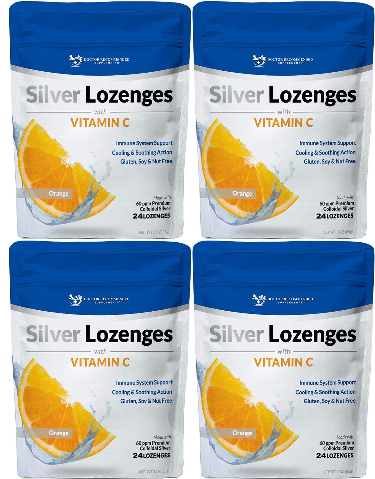 Hero image: Silver Lozenges with Vitamin C and Nano Silver 60 PPM