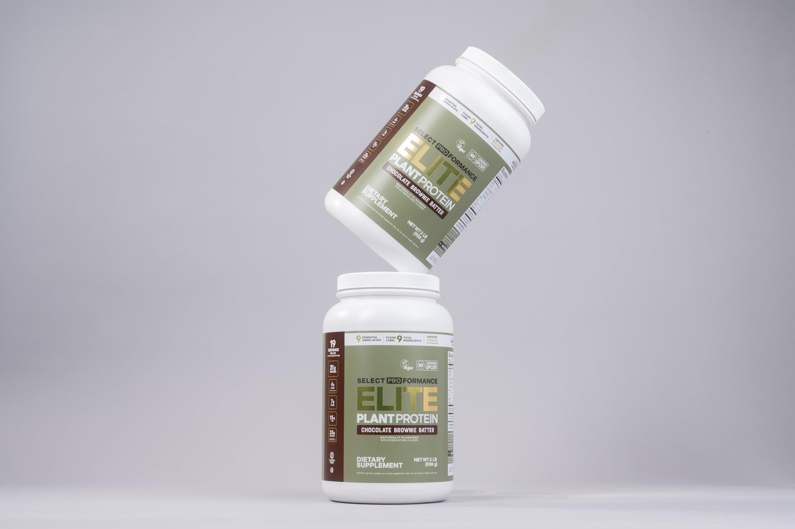 Silver Star Nutrition Elite scoop and serving size setup